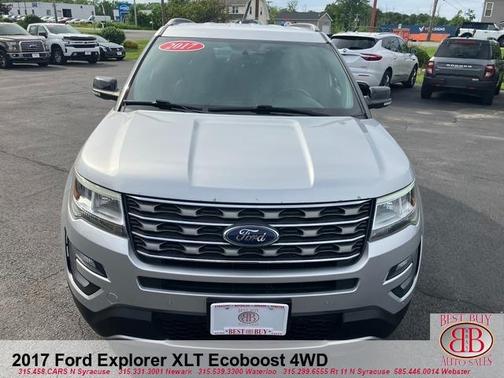 Gray 2017 Ford Explorer XLT
