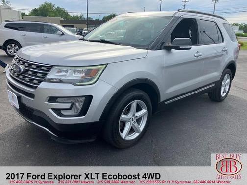 Gray 2017 Ford Explorer XLT