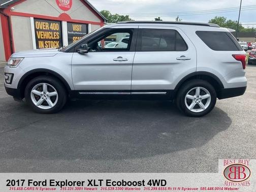 Gray 2017 Ford Explorer XLT
