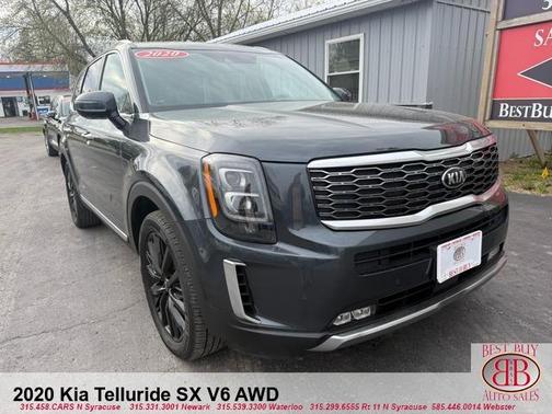 Gray 2020 Kia Telluride SX
