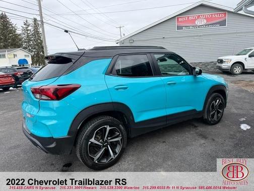 Blue 2022 Chevrolet Trailblazer RS