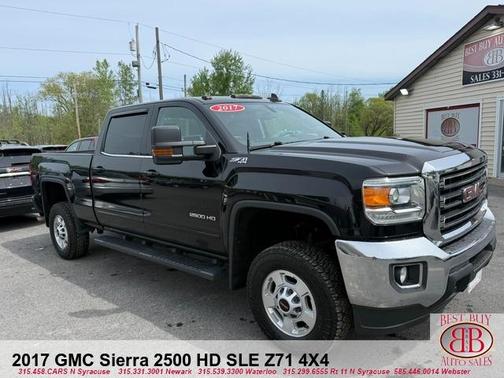 Black 2017 GMC Sierra 2500 SLE