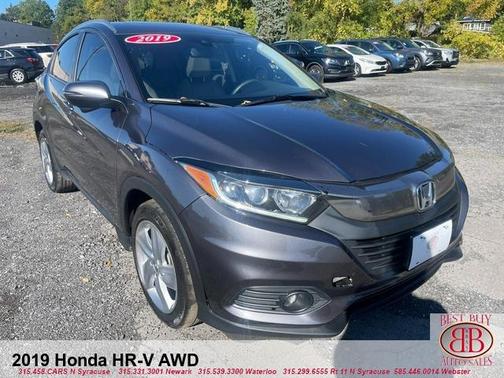 Gray 2019 Honda HR-V EX-L