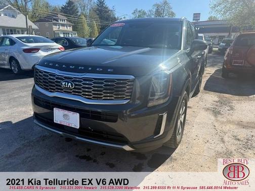 Gray 2021 Kia Telluride EX