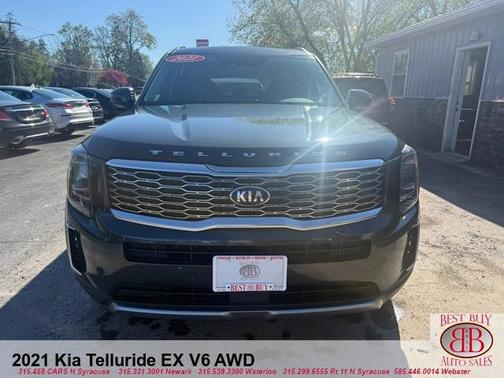 Gray 2021 Kia Telluride EX