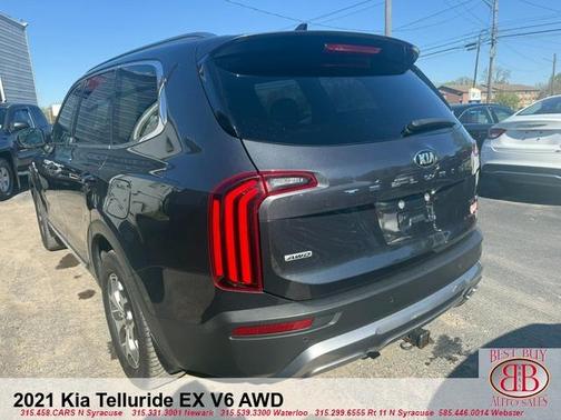 Gray 2021 Kia Telluride EX