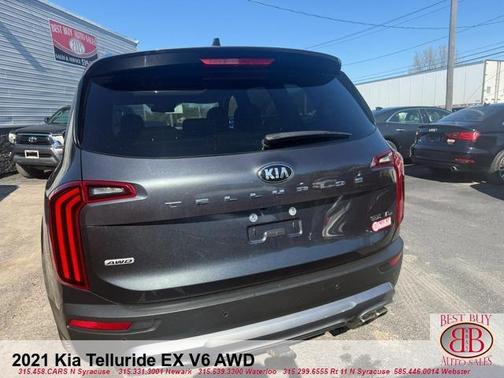 Gray 2021 Kia Telluride EX