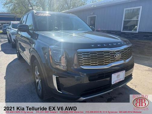 Gray 2021 Kia Telluride EX