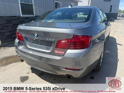 Gray 2015 BMW 535 i xDrive