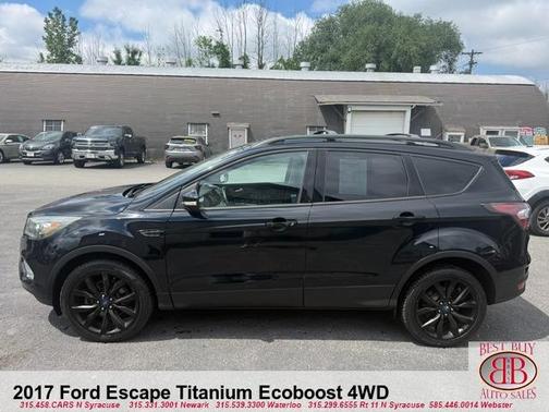 Black 2017 Ford Escape Titanium
