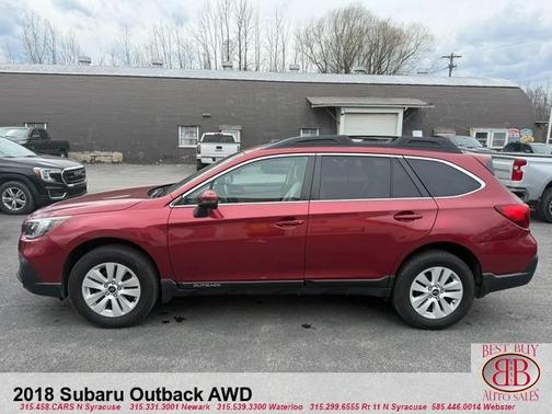Crimson Red Pearl 2018 Subaru Outback 2.5i Premium