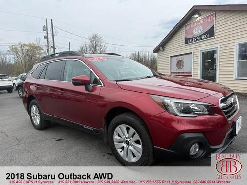 Crimson Red Pearl 2018 Subaru Outback 2.5i Premium