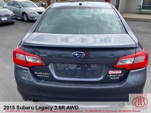 Carbide Gray Metallic 2015 Subaru Legacy 3.6R Limited