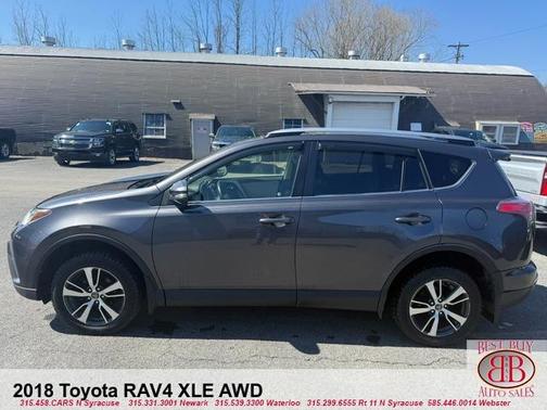 Gray 2018 Toyota RAV4 XLE