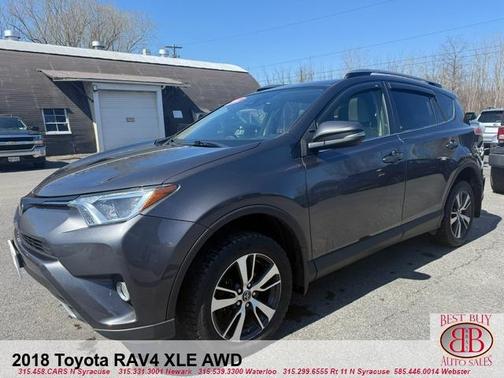 Gray 2018 Toyota RAV4 XLE