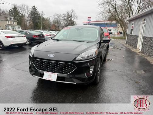 Black 2022 Ford Escape SEL