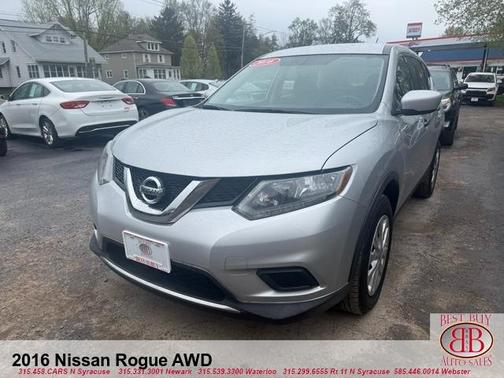 Brilliant Silver 2016 Nissan Rogue S