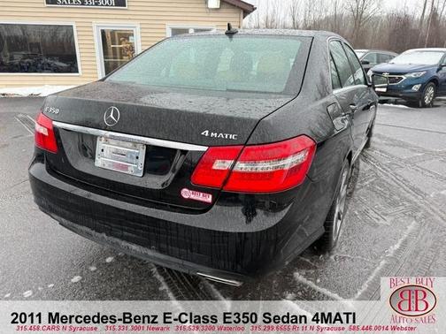 2011 Mercedes-Benz E-Class E 350 4MATIC