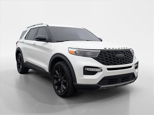 Star White Metallic Tri-Coat 2021 Ford Explorer Platinum
