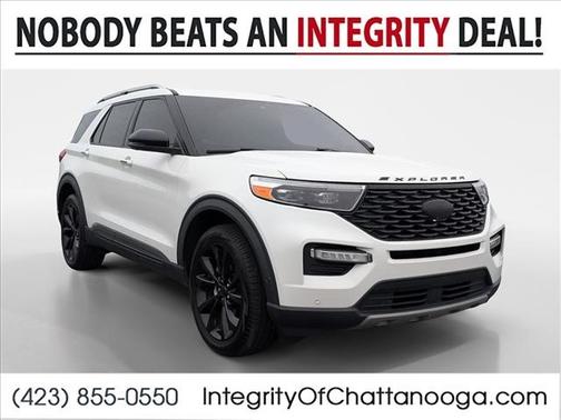 Star White Metallic Tri-Coat 2021 Ford Explorer Platinum