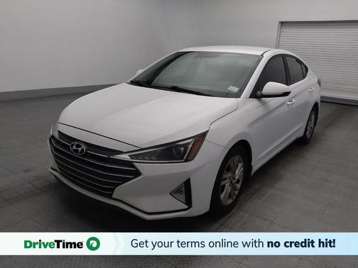 Quartz White Pearl 2019 Hyundai ELANTRA SEL