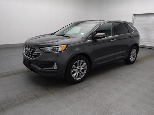 Gray 2019 Ford Edge Titanium