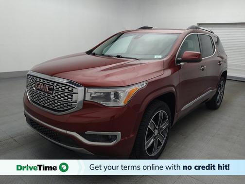 Red 2017 GMC Acadia Denali