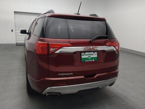 Red 2017 GMC Acadia Denali