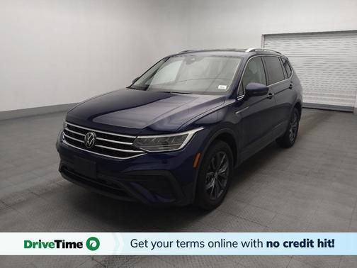 Atlantic Blue Metallic 2022 Volkswagen Tiguan 2.0T SE 4MOTION