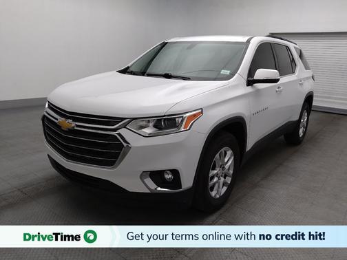White 2019 Chevrolet Traverse LT Cloth