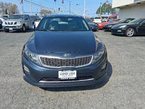 Blue 2015 Kia Optima Hybrid EX