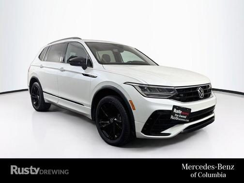 Opal White 2023 Volkswagen Tiguan 2.0T SE R-Line Black