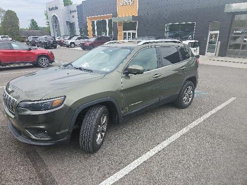 Olive Green Pearlcoat 2021 Jeep Cherokee Latitude Lux