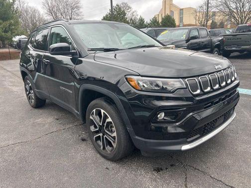 Diamond Black 2022 Jeep Compass Limited