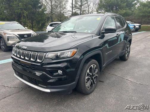 Diamond Black 2022 Jeep Compass Limited