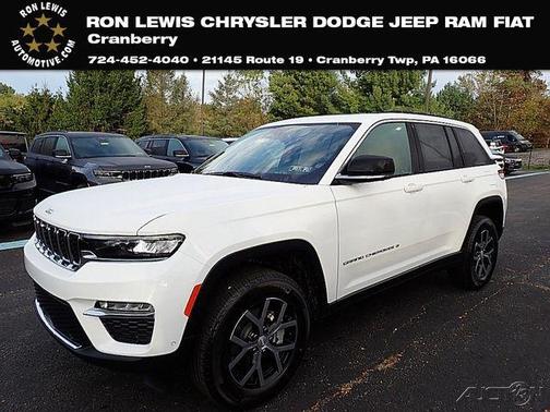 Bright White Clearcoat 2025 Jeep Grand Cherokee Limited