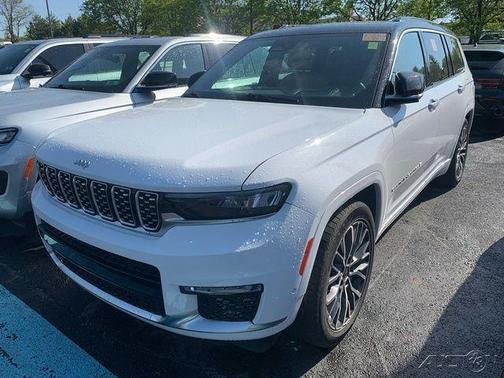 Bright White Clearcoat 2025 Jeep Grand Cherokee L Summit