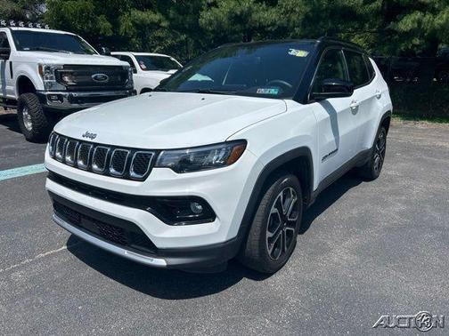 Bright White Clearcoat 2023 Jeep Compass Limited