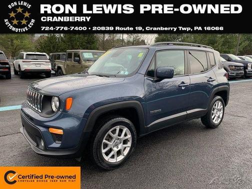 Slate Blue Pearlcoat 2020 Jeep Renegade Latitude
