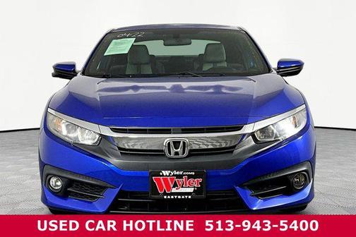 Aegean Blue Metallic 2017 Honda Civic EX-T