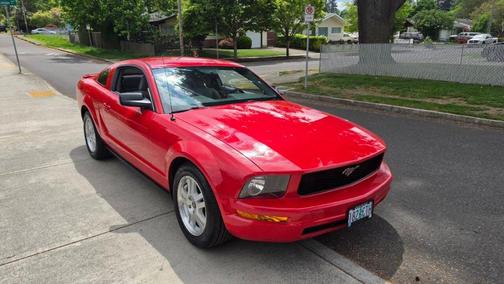 Red 2007 Ford Mustang Deluxe