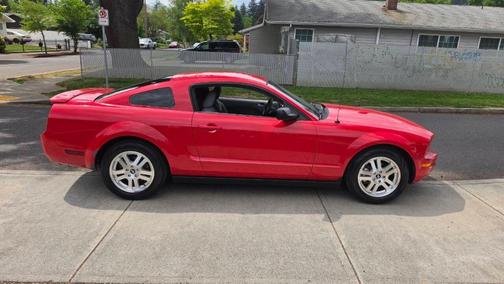 Red 2007 Ford Mustang Deluxe