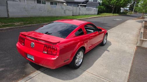 Red 2007 Ford Mustang Deluxe
