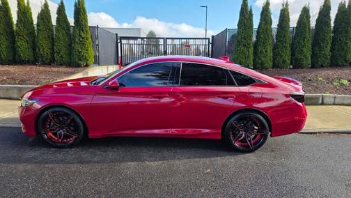 Red 2018 Honda Accord Sport