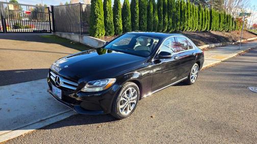 Black 2017 Mercedes-Benz C-Class C 300 4MATIC Luxury