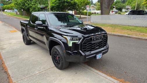Black 2023 Toyota Tundra Hybrid TRD Pro