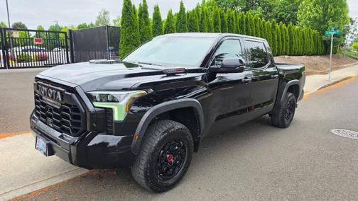 Black 2023 Toyota Tundra Hybrid TRD Pro