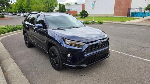 Blue 2019 Toyota RAV4 XLE
