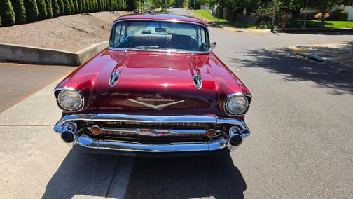 Burgundy 1957 Chevrolet Bel Air PRO-TOURING