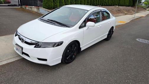 White 2010 Honda Civic LX